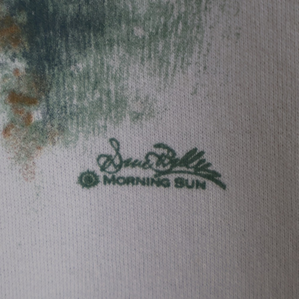 White Scenic Farm Graphic Sweatshirt - Picture 3 of 16